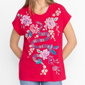 Johnny Was XL Edie Relaxed Tee